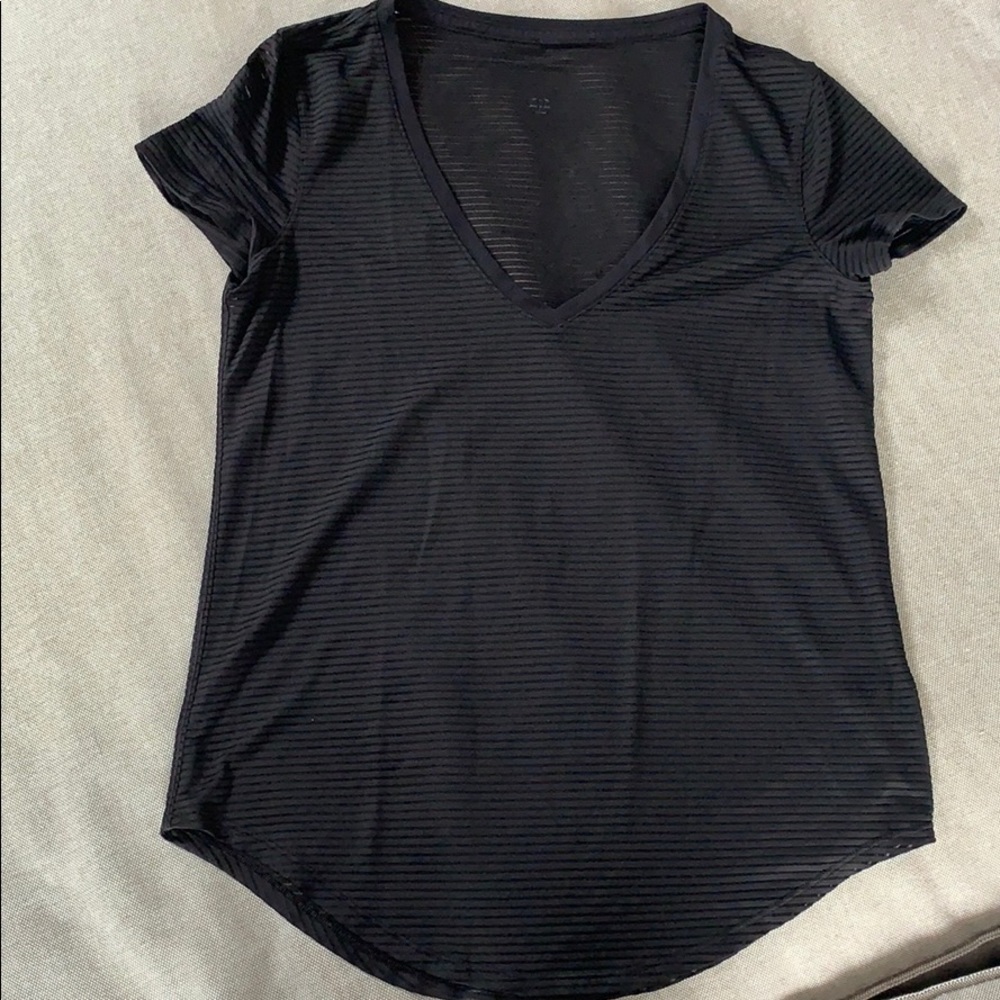 Lululemon All Love Tee *Striped Mesh - Size 2
